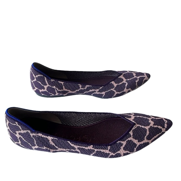 Rothy’s The Point Violet Giraffe Retired Women’s Size 9.5 New - Picture 3 of 8